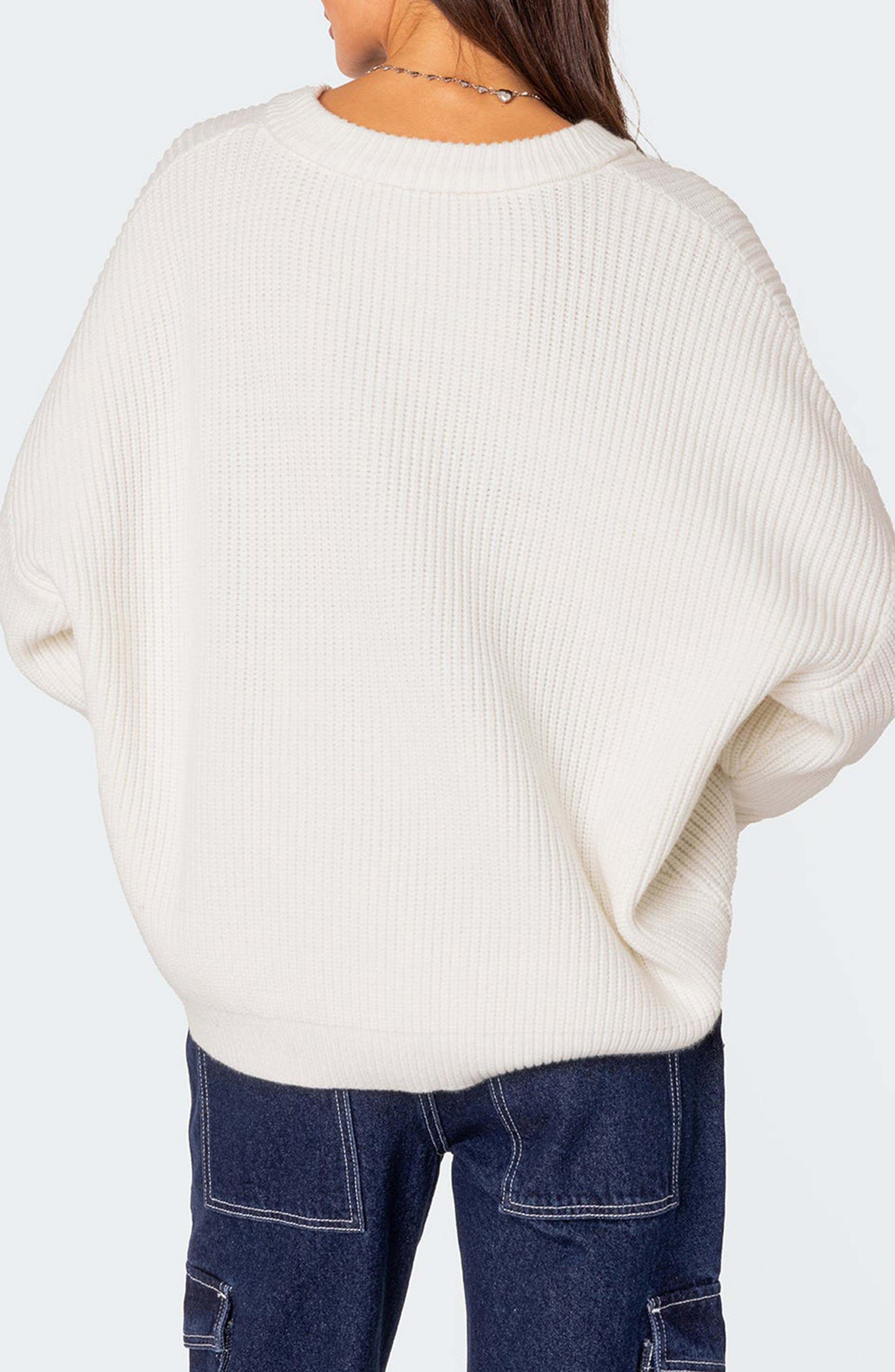 Denny Oversize V-Neck Sweater - image 2