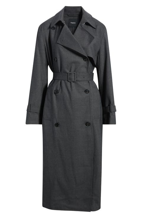 Double Breasted Trench Coat