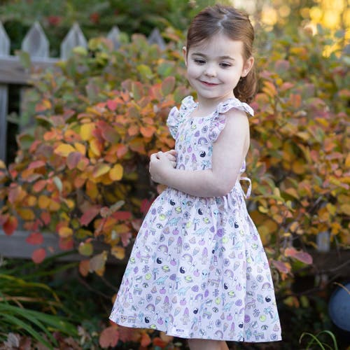 Worthy Threads Girls Ruffle Sleeve Dress In 90s Toys