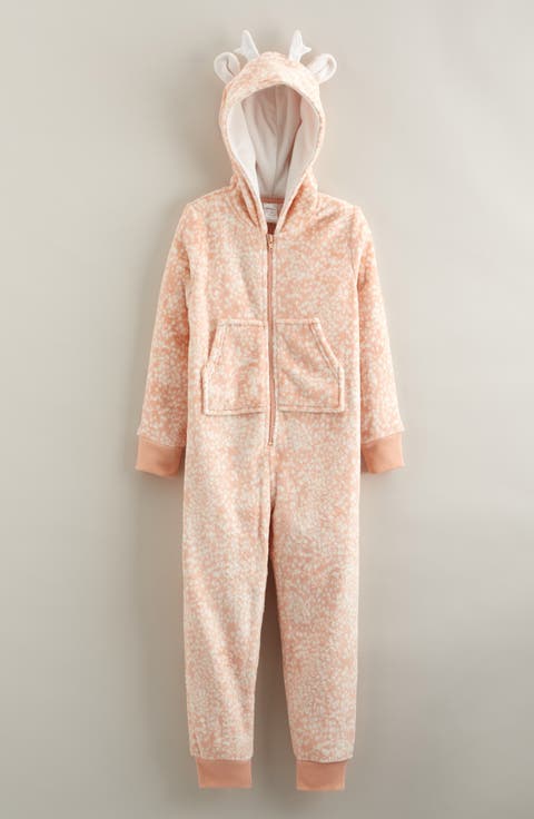 Kids' Hooded Fleece Sleeper Romper (Little Kid & Big Kid)