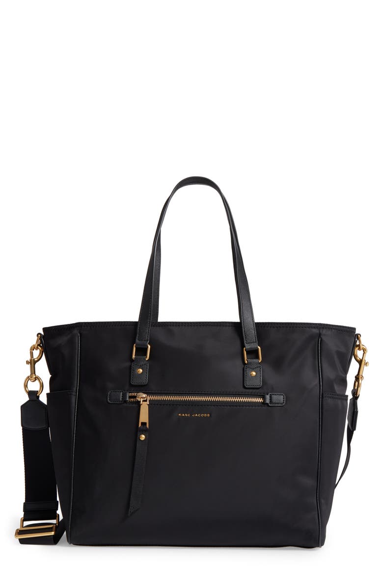 Trooper Nylon Baby Bag, Main, color, BLACK