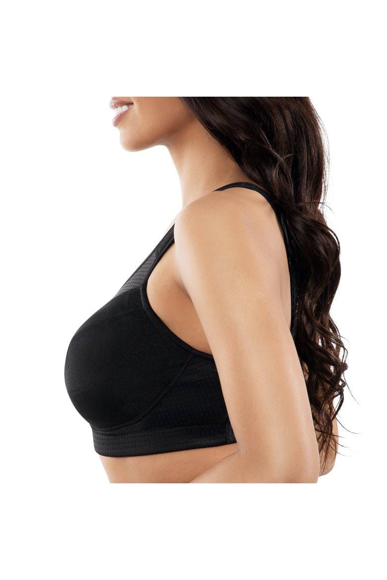 Active Full Bust Unlined Sports Bra, Alternate, color, Black