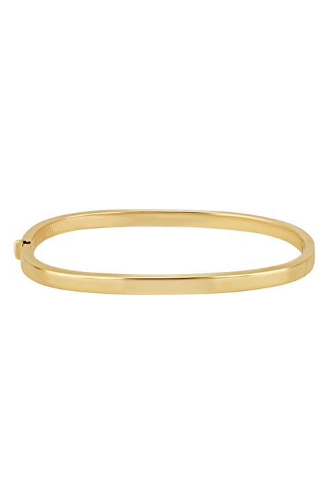 14K Gold Rectangular Bracelet