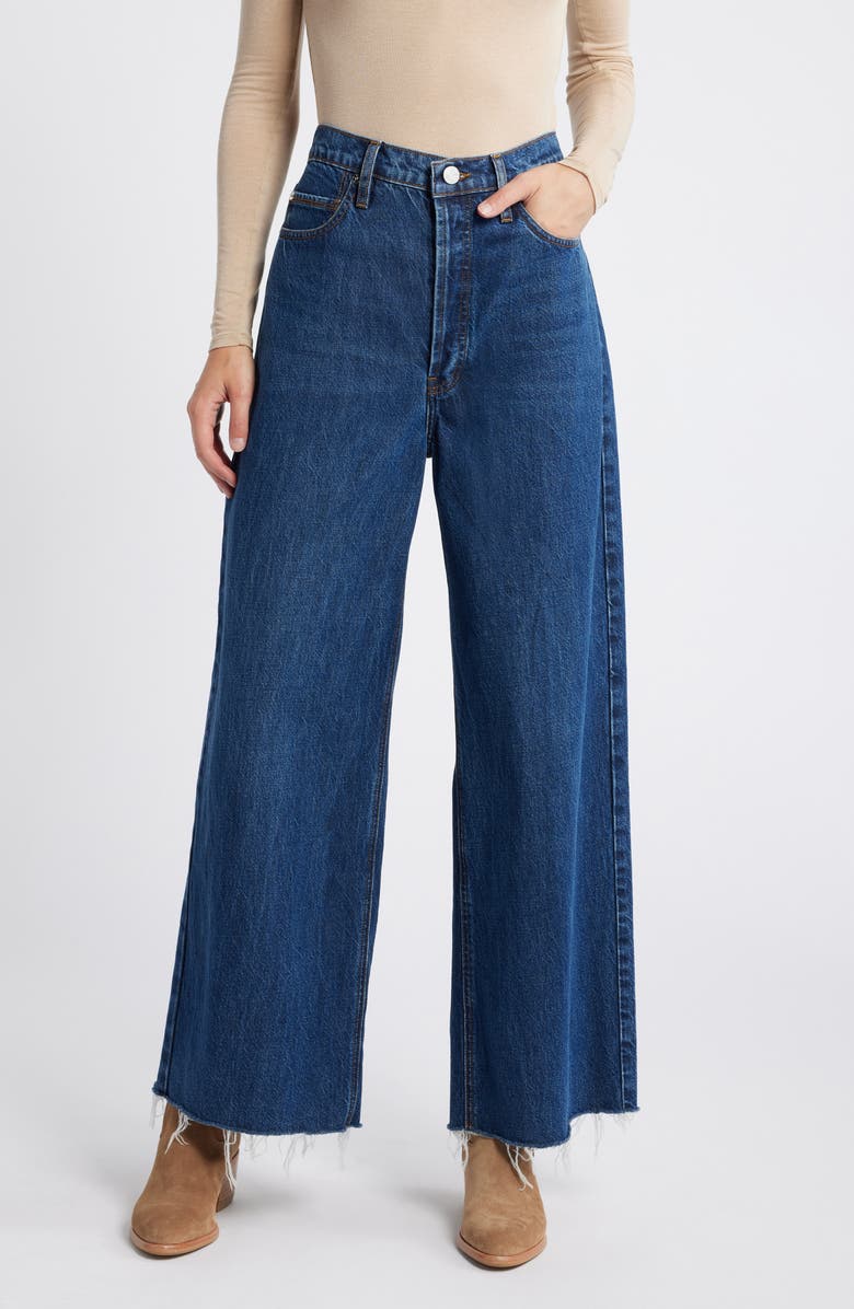 FRAME Le Low Baggy Wide Leg Jeans, Main, color, 