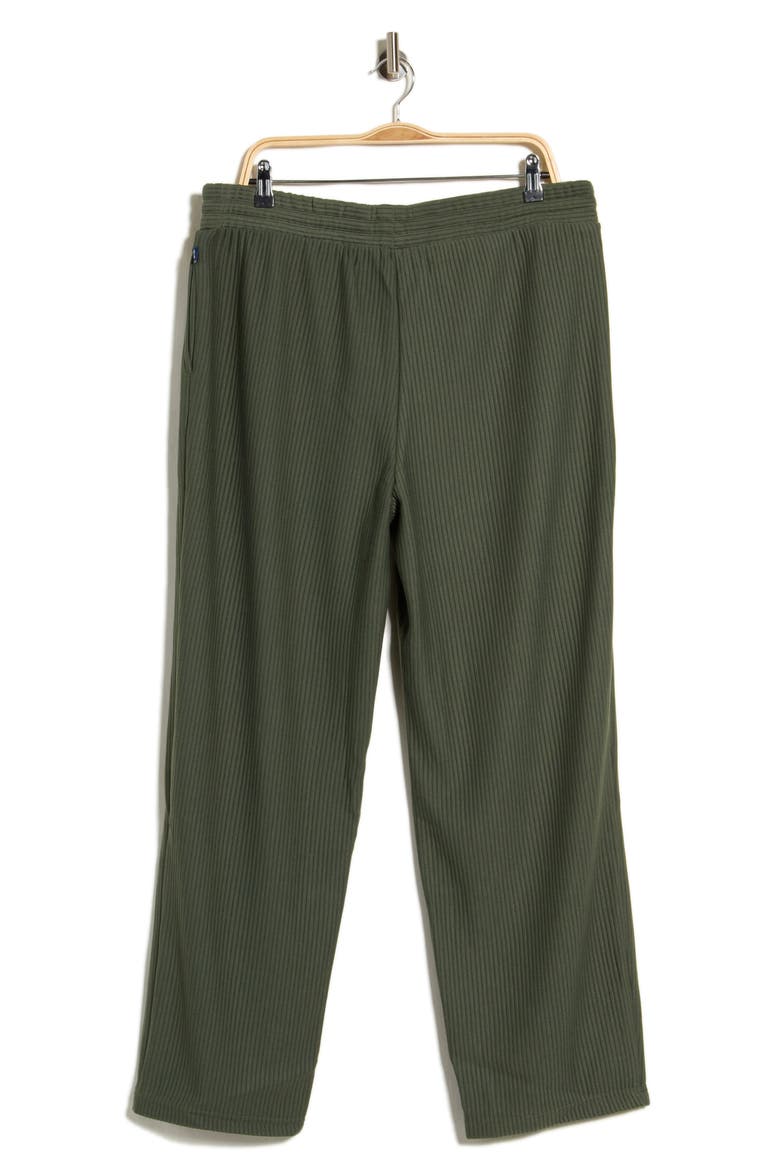 Ottoman Ribbed Pull-On Pants, Alternate, color, THYME