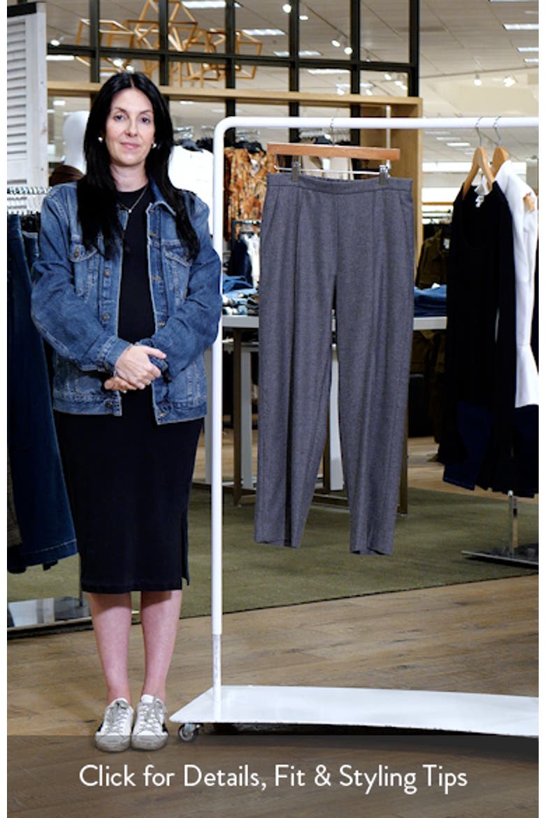 Wool Blend Easy Crop Pants video