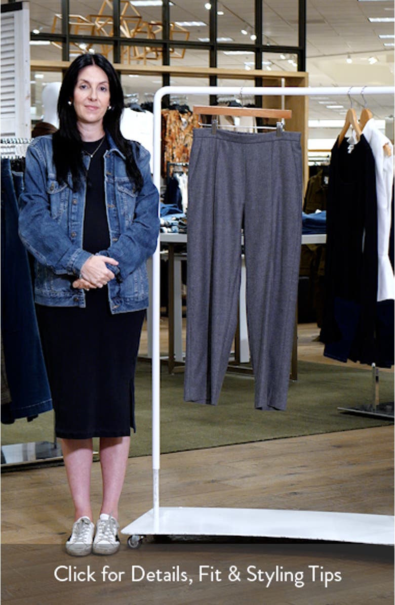 Wool Blend Easy Crop Pants, sales video thumbnail
