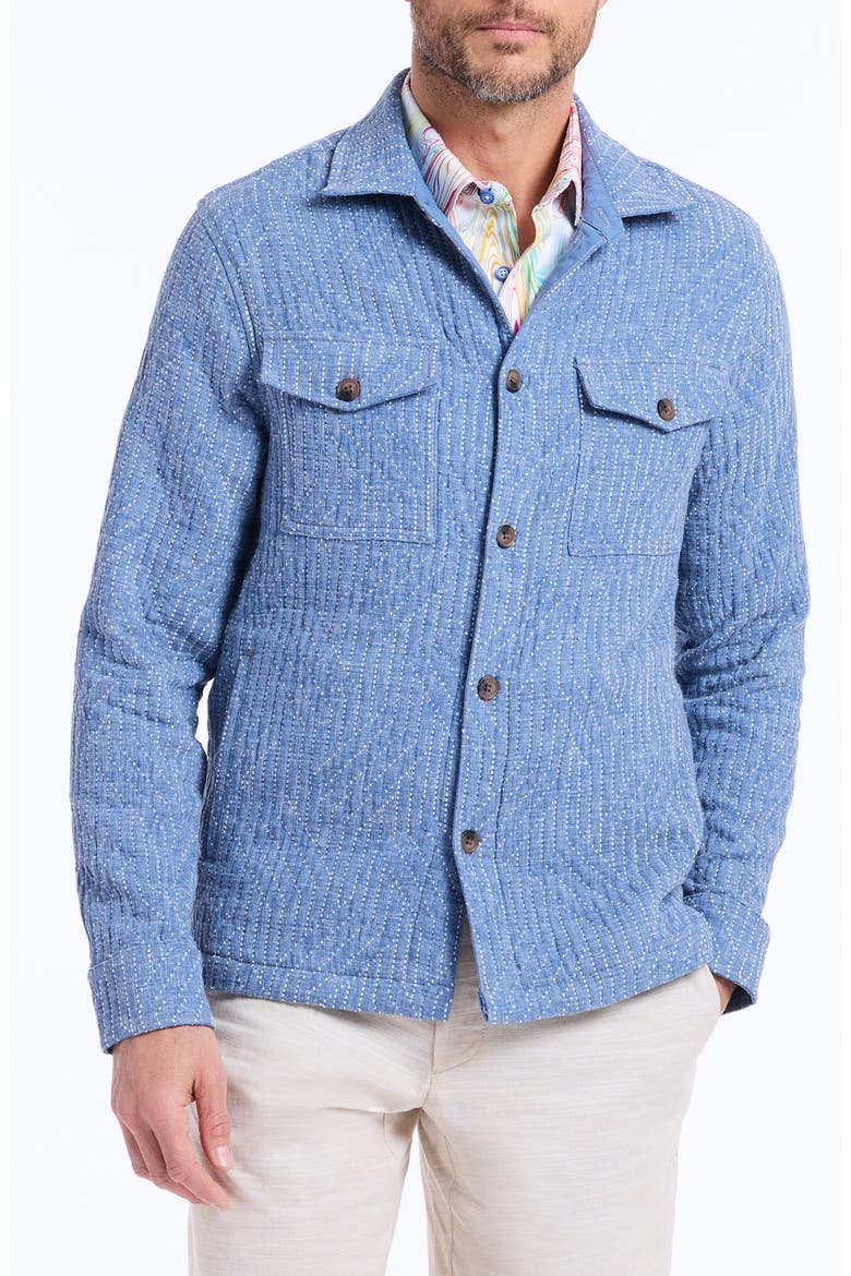 Shawell Woven Shirt Jacket, Main, color, BLUE