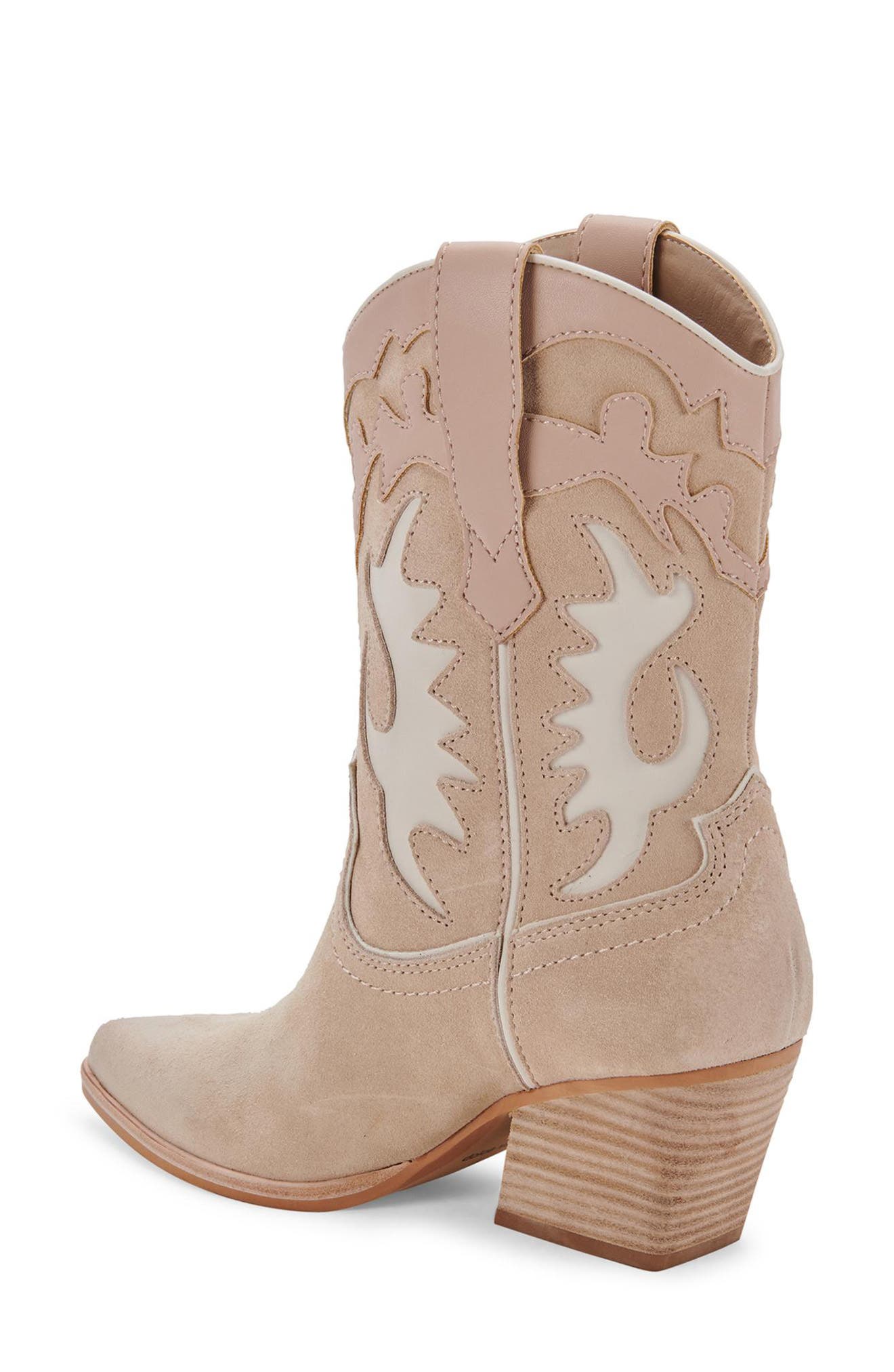 Landen Western Boot, Alternate, color, DUNE SUEDE