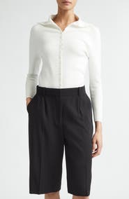 TOTEME Fitted Polo Cardigan