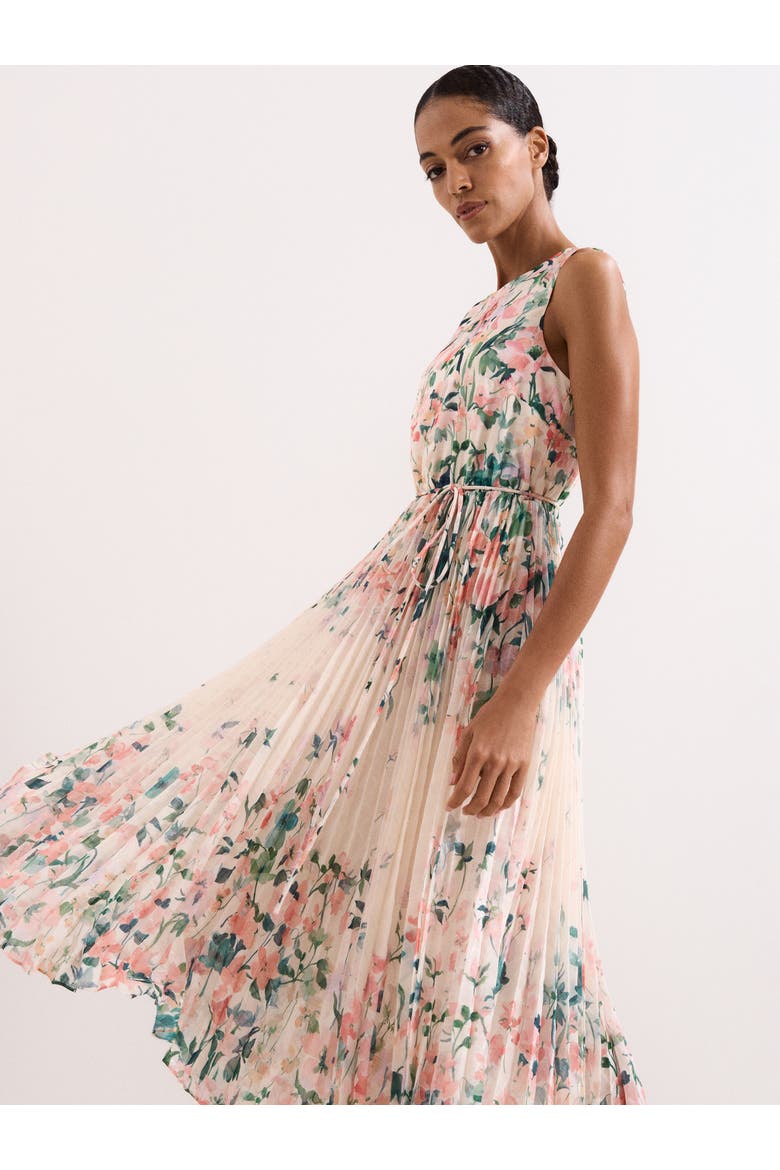 Georgiana Sleeveless Midi Dress, Alternate, color, Pale Pink