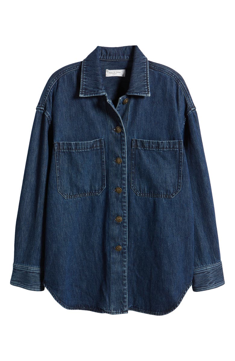 rag & bone Lory Denim Shirt Jacket, Alternate, color,