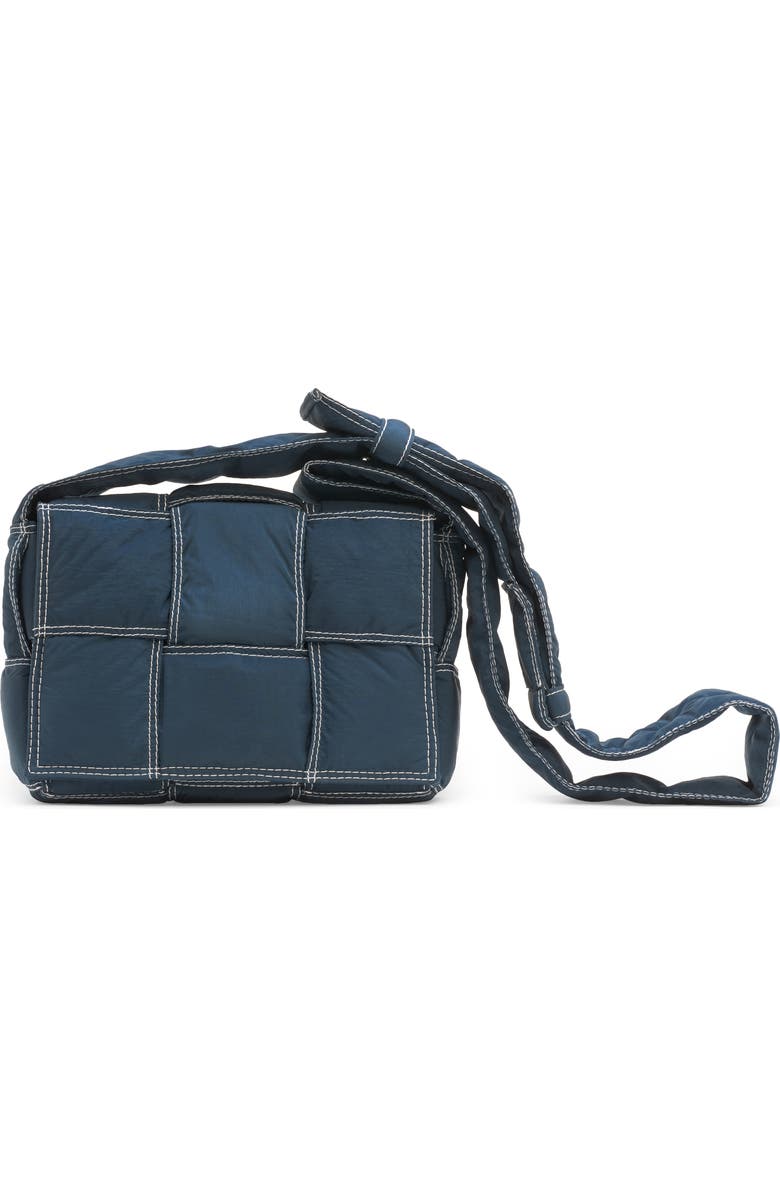 Bottega Veneta Small Padded Cassette Bag, Main, color, 3493 Deep Blue/ White