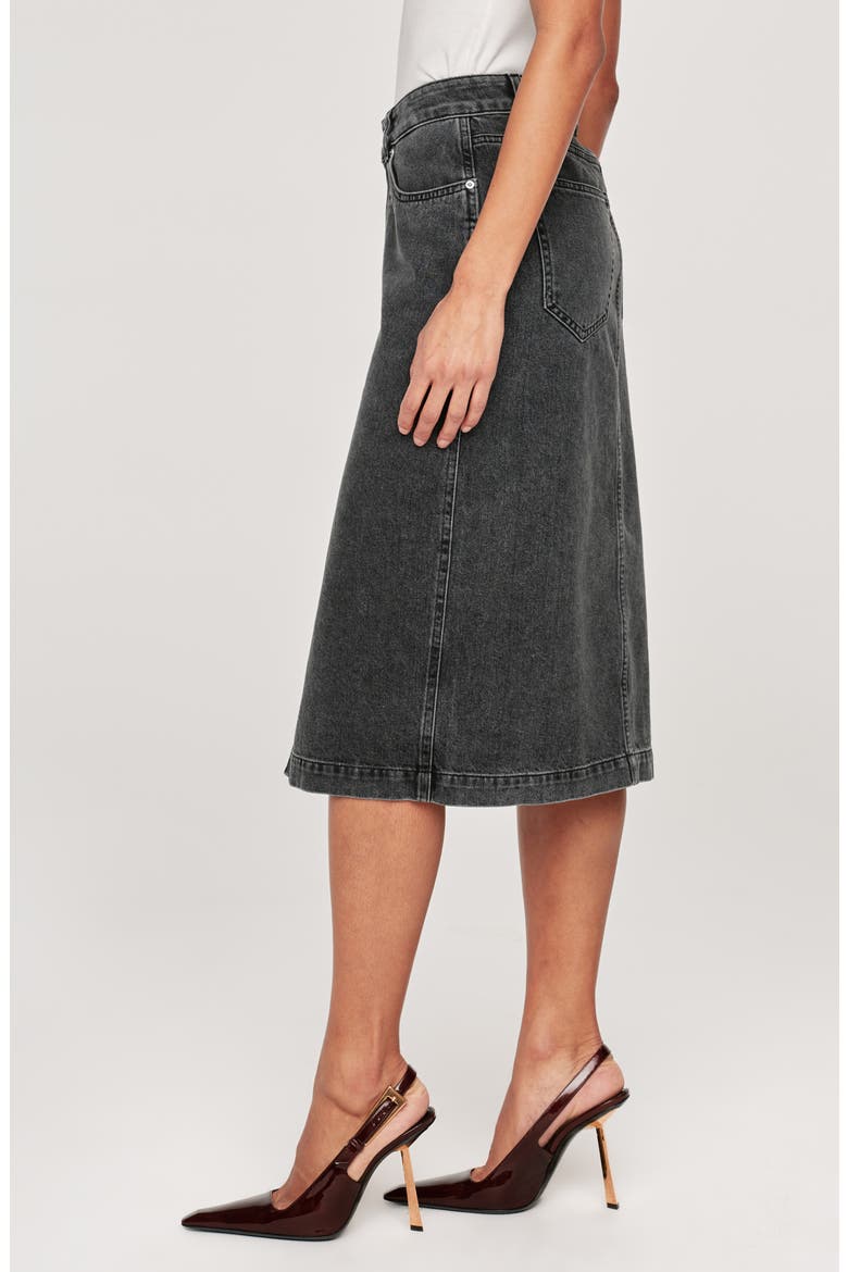 Lexie High Waist Denim Skirt, Alternate, color, LIGHT NIGHTSHADE VINTAGE