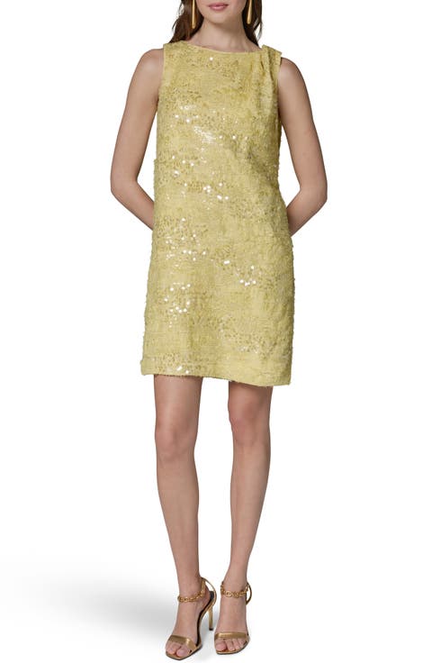 Sequin Shift Dress