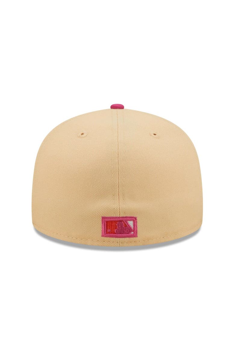 New Era Men's New Era Orange/Pink Chicago White Sox 1933 MLB All-Star Game 50th Anniversary Mango Passion 59FIFTY Fitted Hat, Alternate, color, Orange