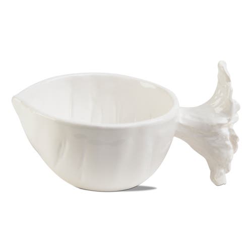 Tag White Ceramic Beet Serving Bowl For Everyday Use In White