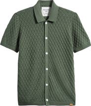 abercrombie kids Kids' Buttoned Short Sleeve Sweater