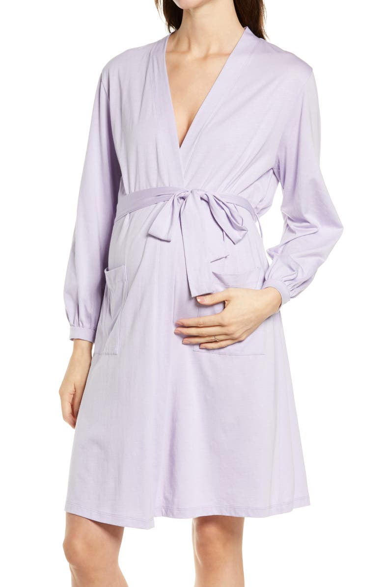 Belabumbum Elle Maternity/Nursing Robe, Main, color, 