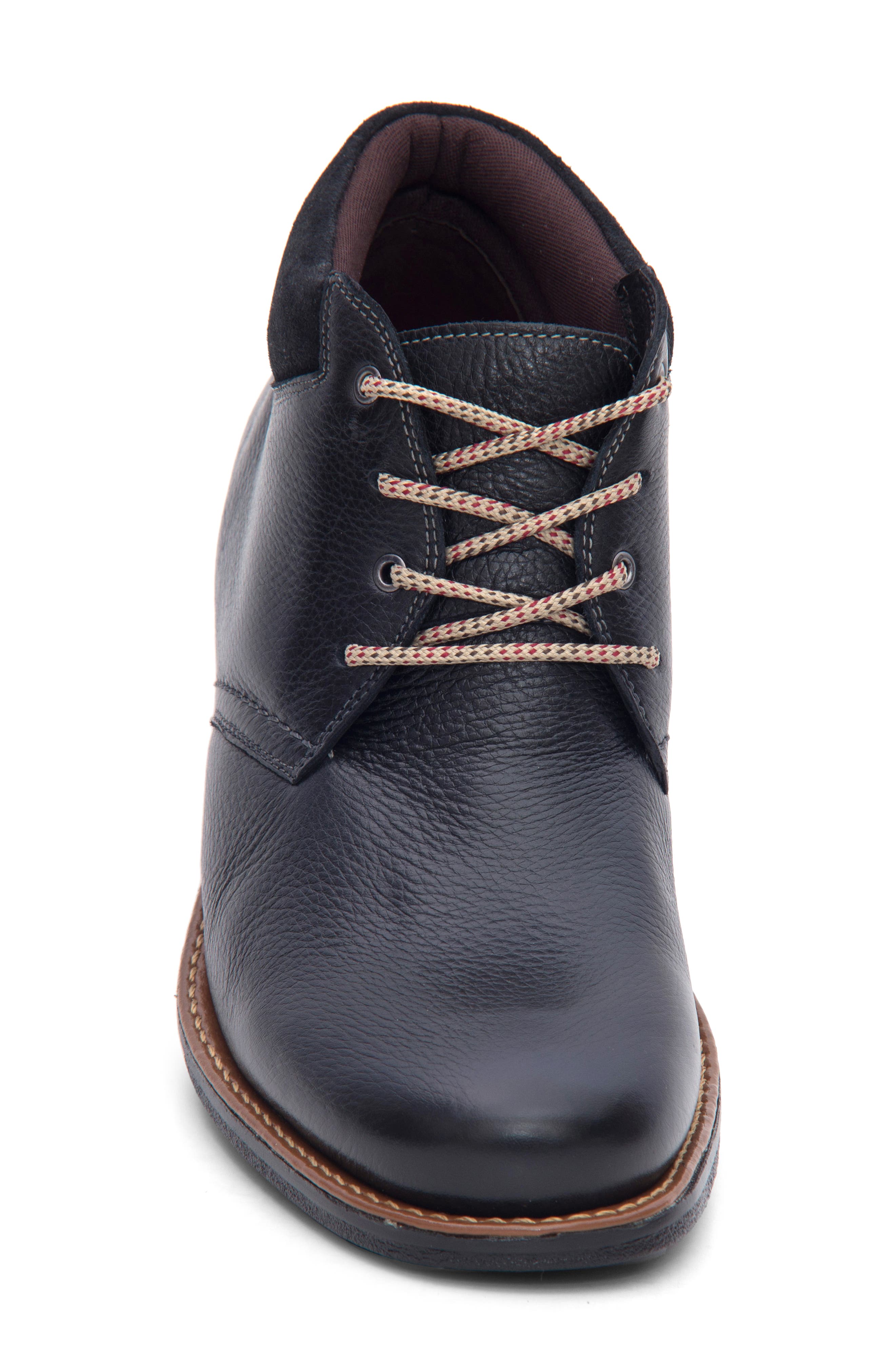 Sandro Moscoloni Eyelet Plain Toe Leather Demi Boot, Alternate, color, 