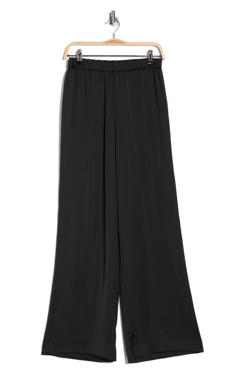 rag & bone Olivia Wide Leg Pull-On Pants, Alternate, color, Black