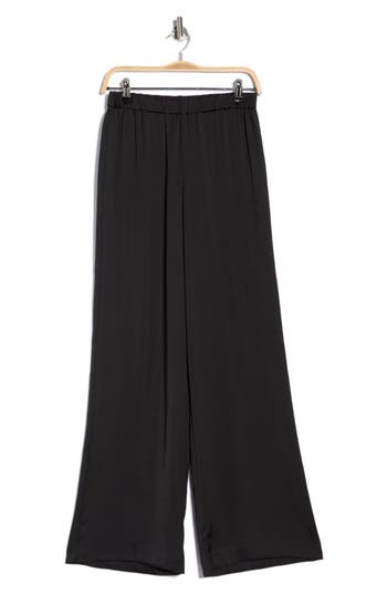 Rag & Bone Olivia Wide Leg Pull-on Pants In Black