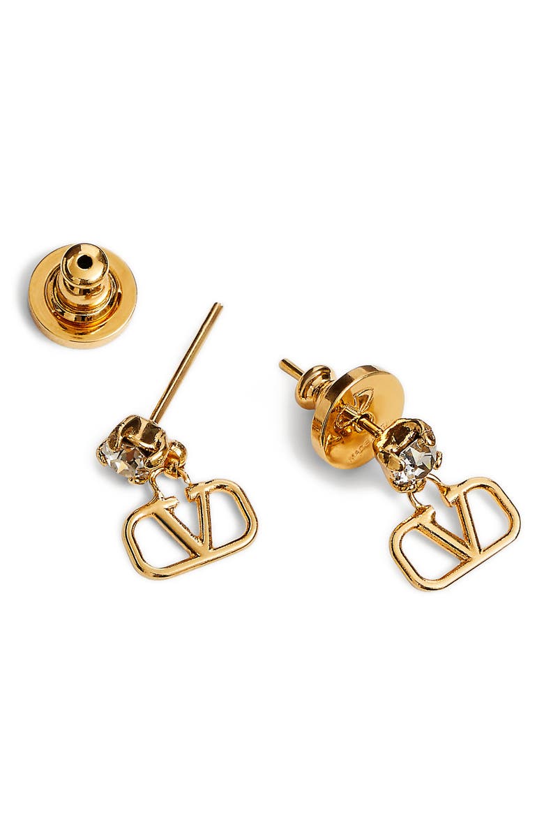 Valentino Garavani Valentino VLOGO Pendant Stud Earrings, Alternate, color, 