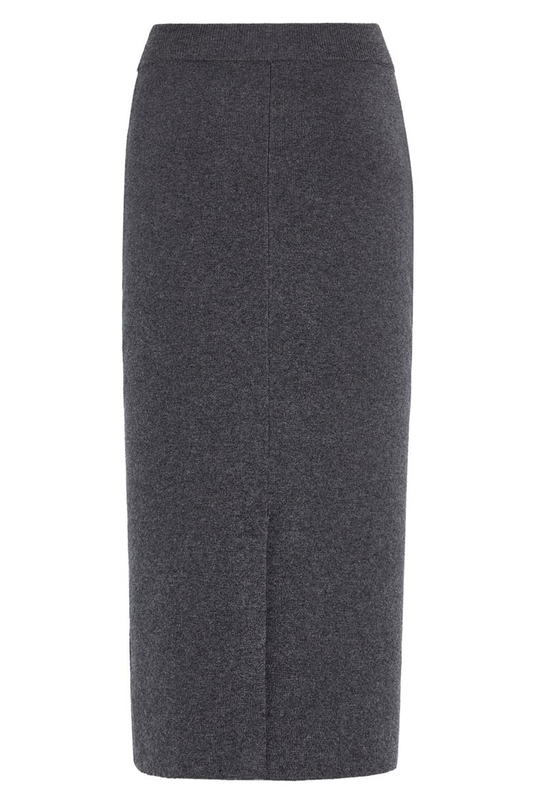 Iyla Embellished Midi Skirt, Alternate, color, DARK GREY