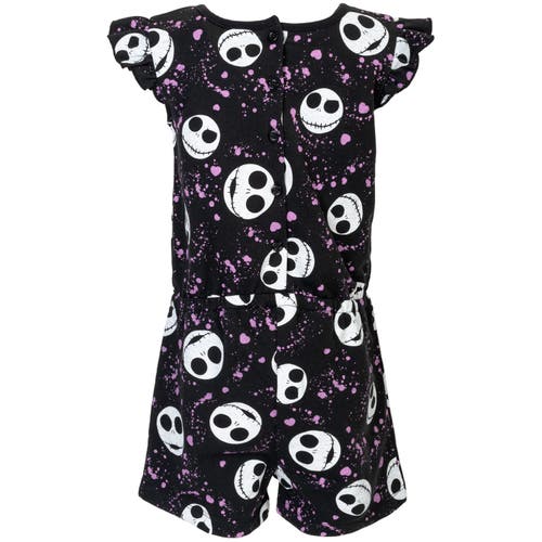Disney Sleeveless Skater Romper In Black