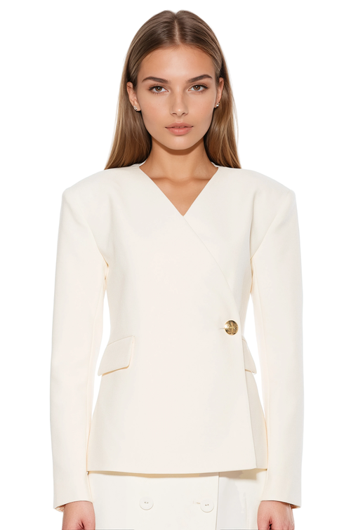 Alexia Admor Alira Blazer In White