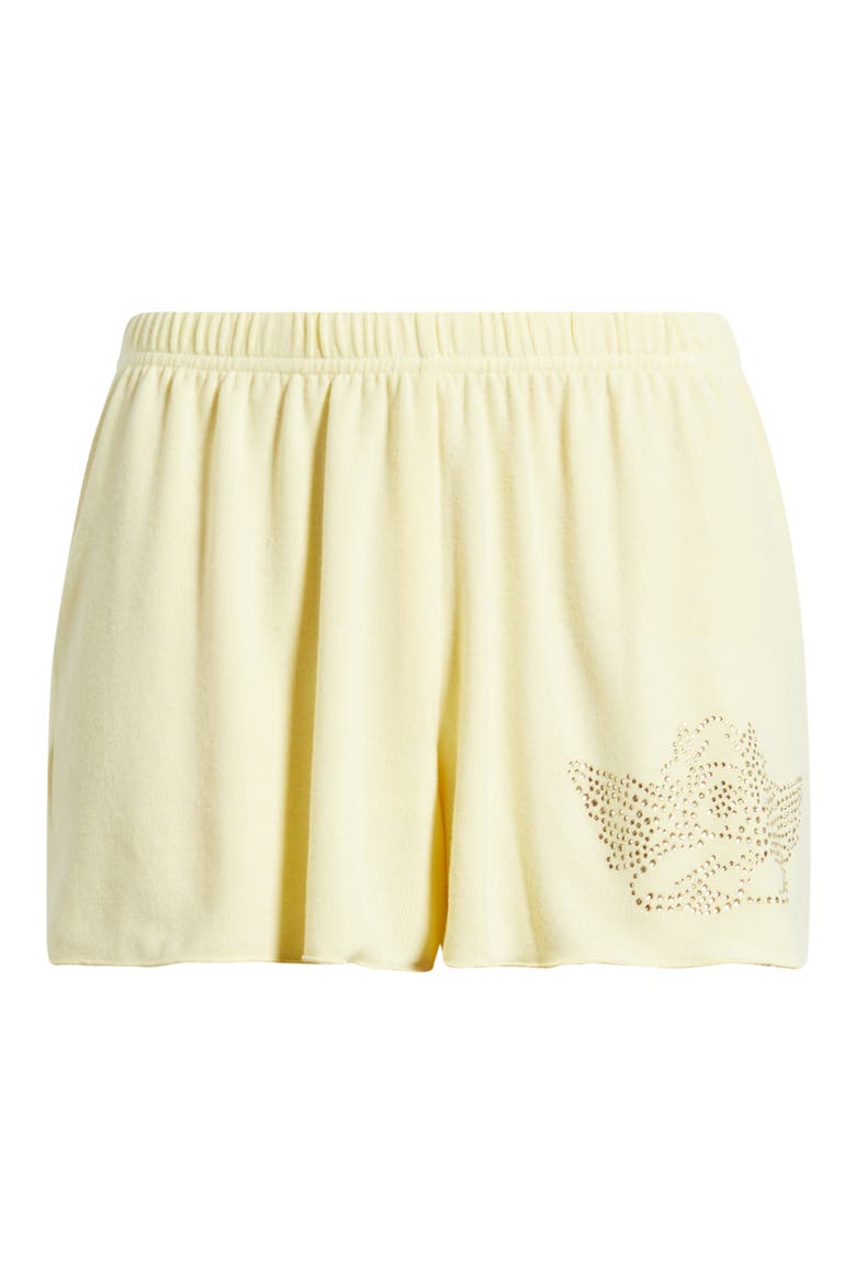 Boys Will Be Boys Sweat Shorts, Alternate, color, YELLOW