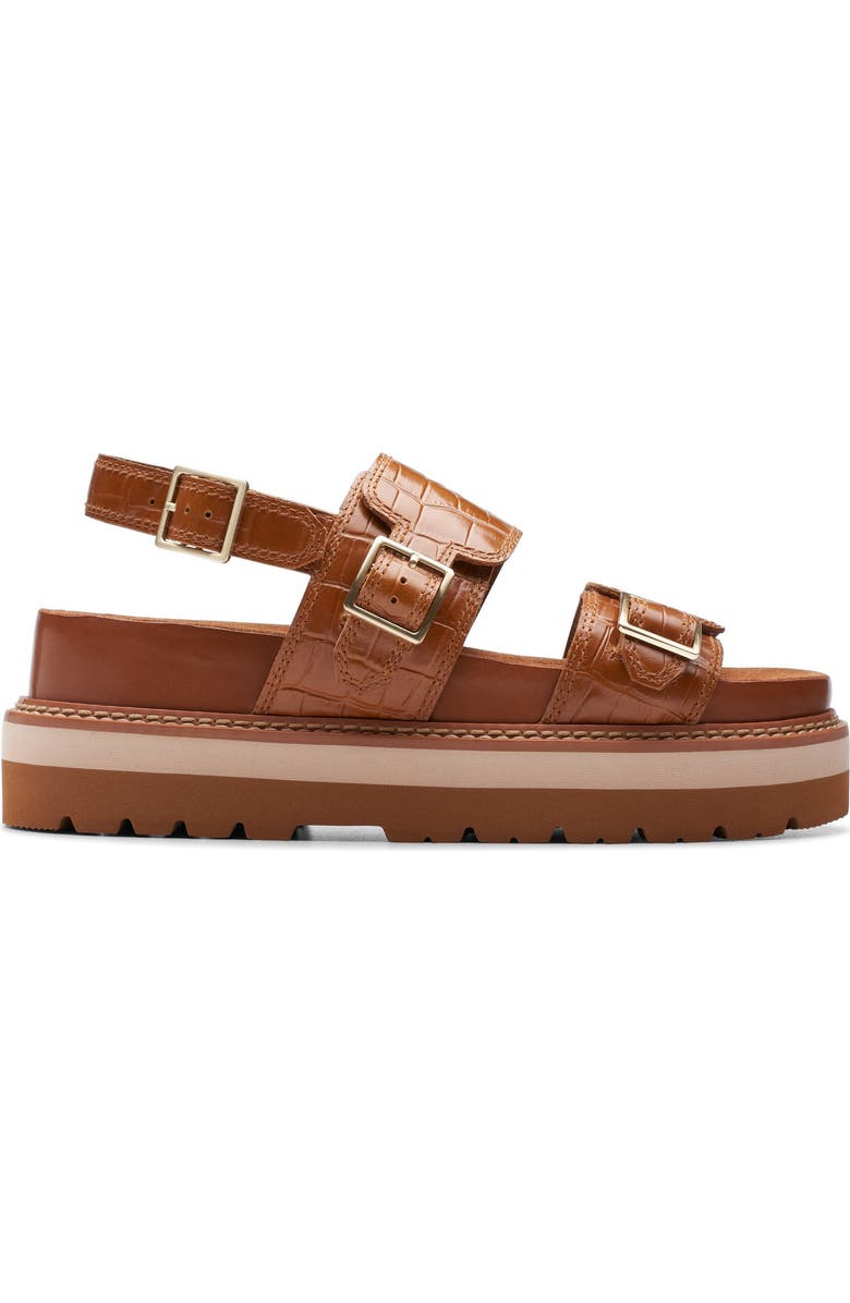 Clarks<sup>®</sup> Orianna Glide Platform Slingback Sandal, Alternate, color,
