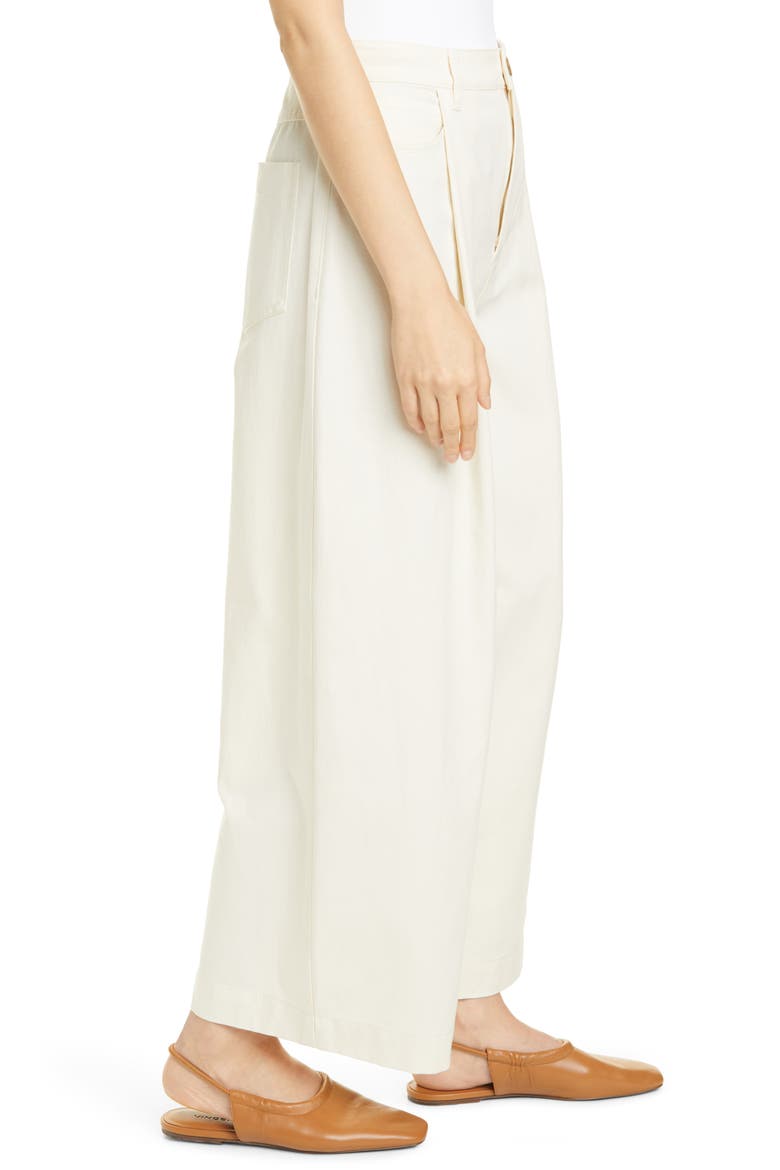 Wide Leg Ankle Pants, Alternate, color, NATURAL
