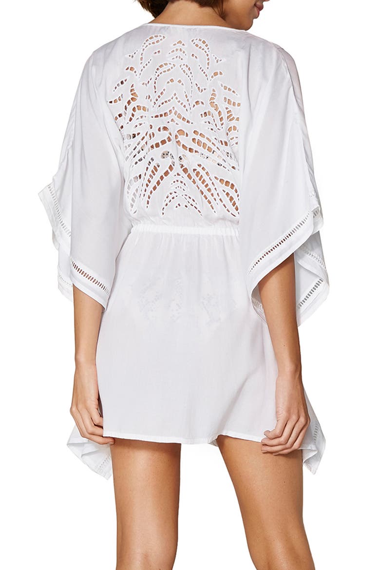 ViX Embroidered Cover-Up Wrap, Alternate, color, WHITE