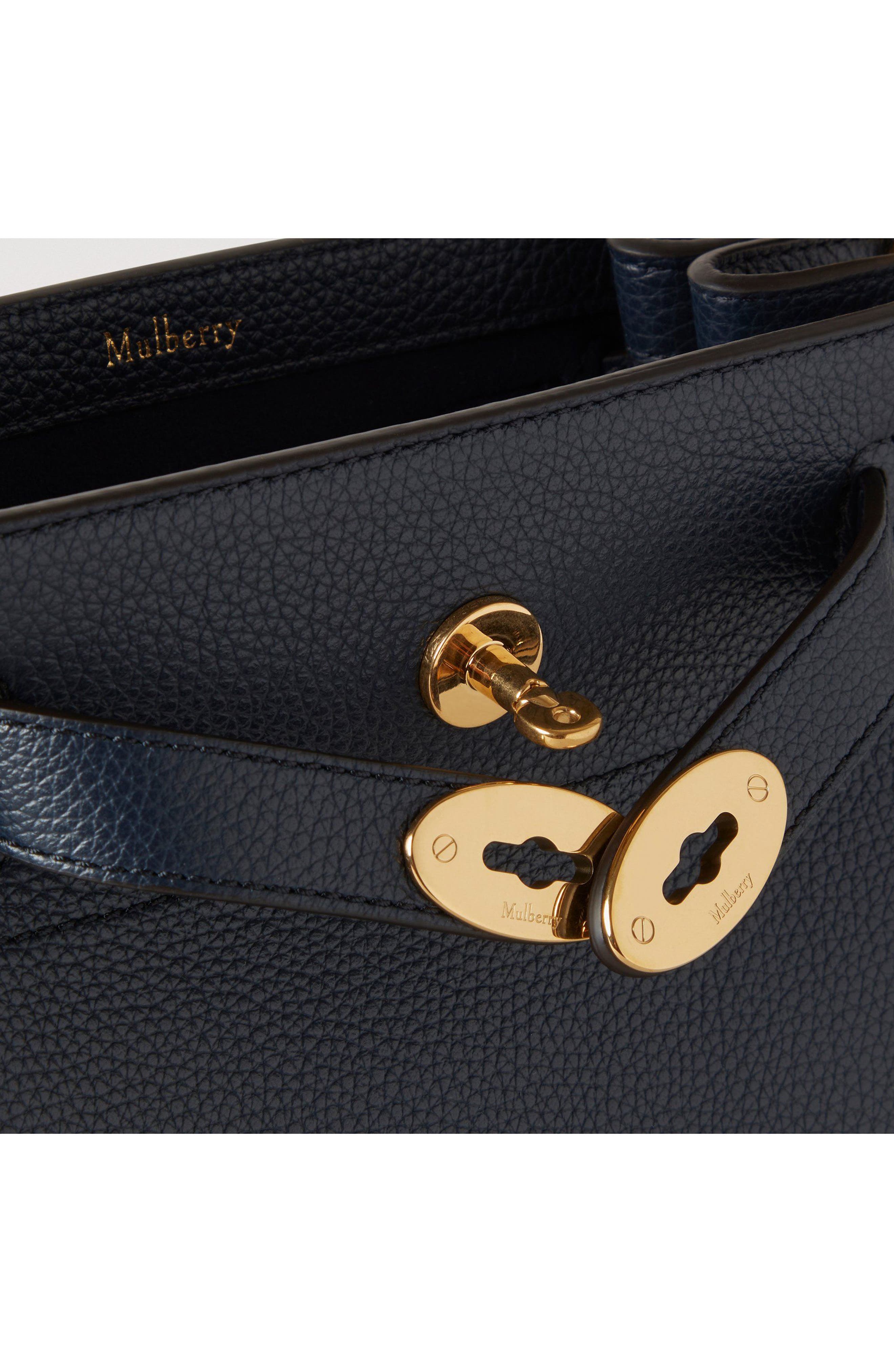 Islington Leather Bucket Bag, Alternate, color, NIGHT SKY