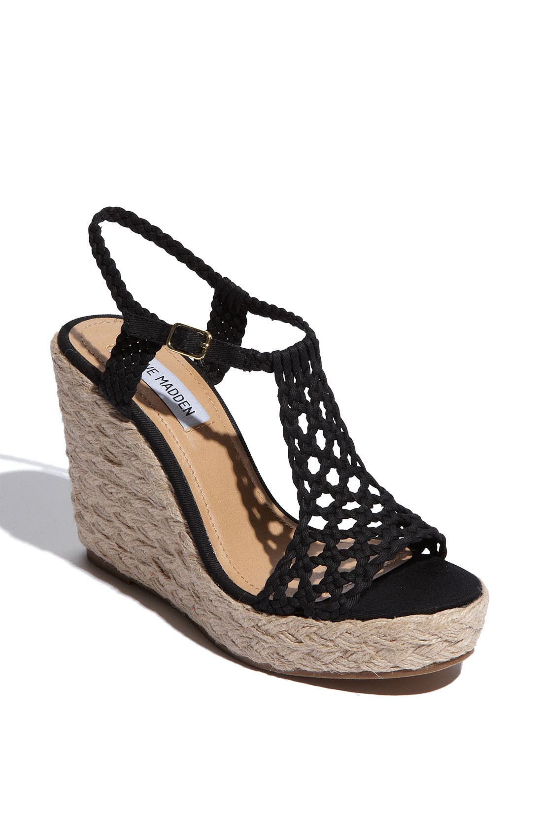 Steve Madden 'Manngo' Woven Sandal, Main, color, 