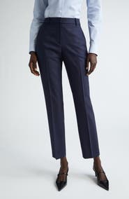 Lafayette 148 New York Clinton Stretch Wool Ankle Pants