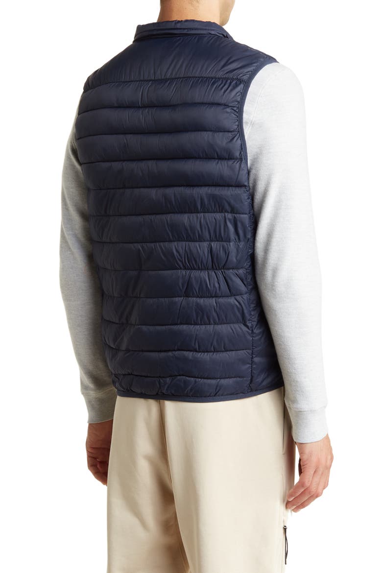 PrimaLoft Quilted Nylon Vest, Alternate, color, HWK NAVY