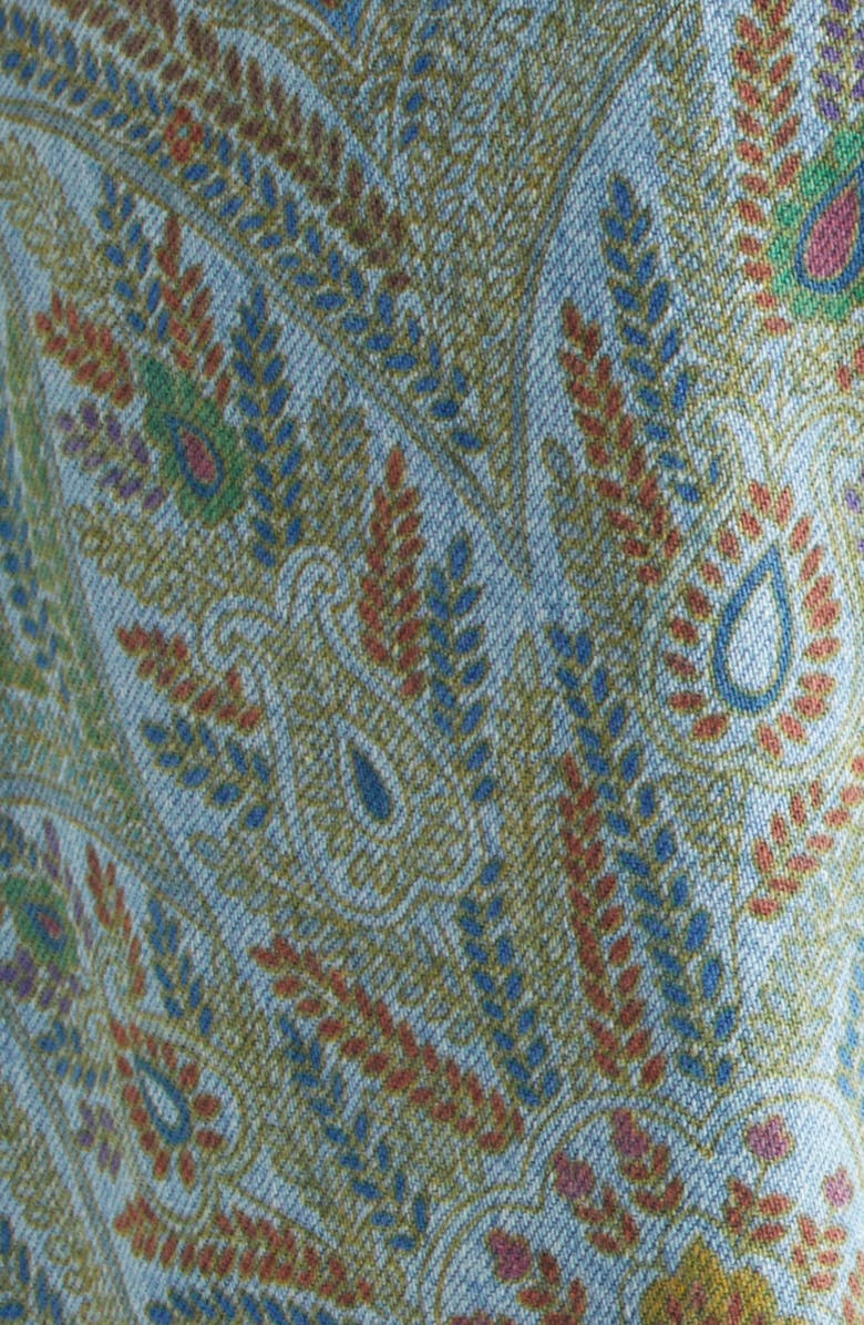 Etro Paisley Jeans, Alternate, color, Multicolor On Pale Blue Base