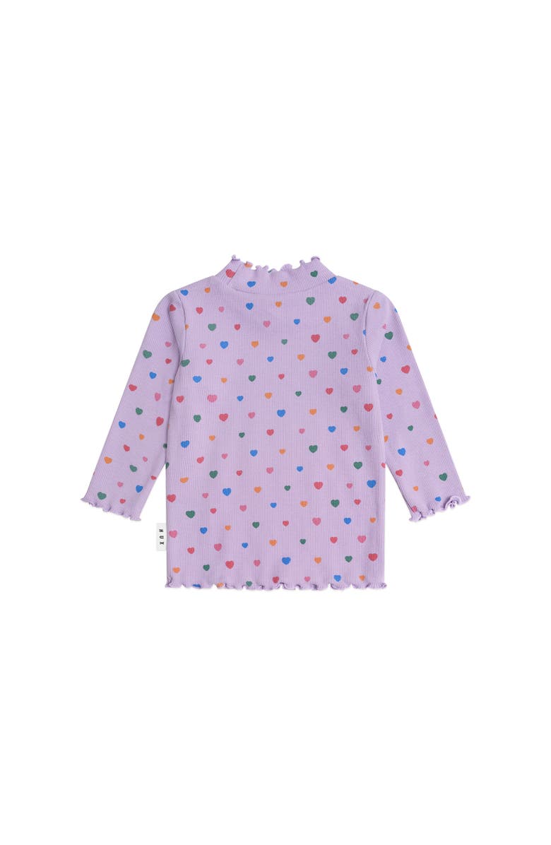 Huxbaby I Heart Cake Rib Skivvy, Alternate, color, Purple Rose