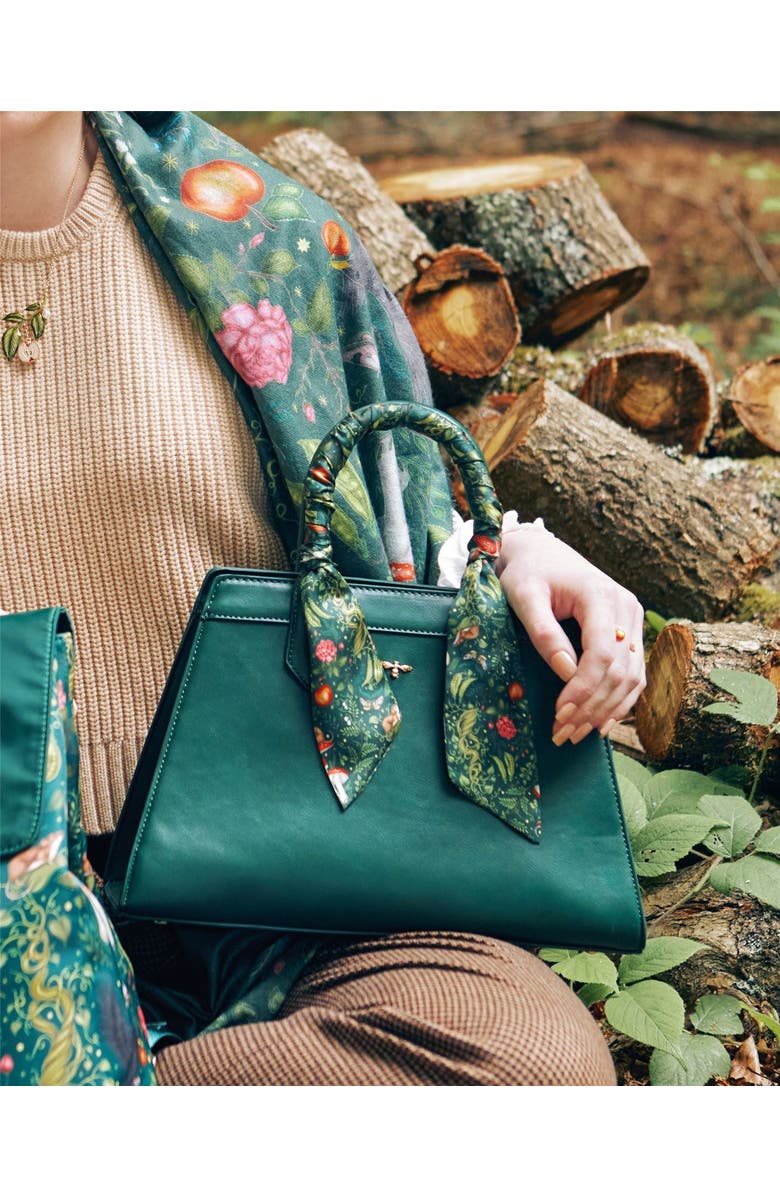 Fable England Catherine Rowe's Into The Woods Scarf, Alternate, color, Green