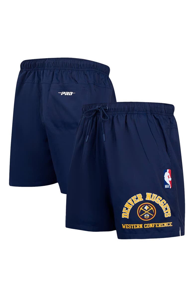 PRO STANDARD Men's Pro Standard Navy Denver Nuggets Area Code Shorts, Alternate, color, Navy