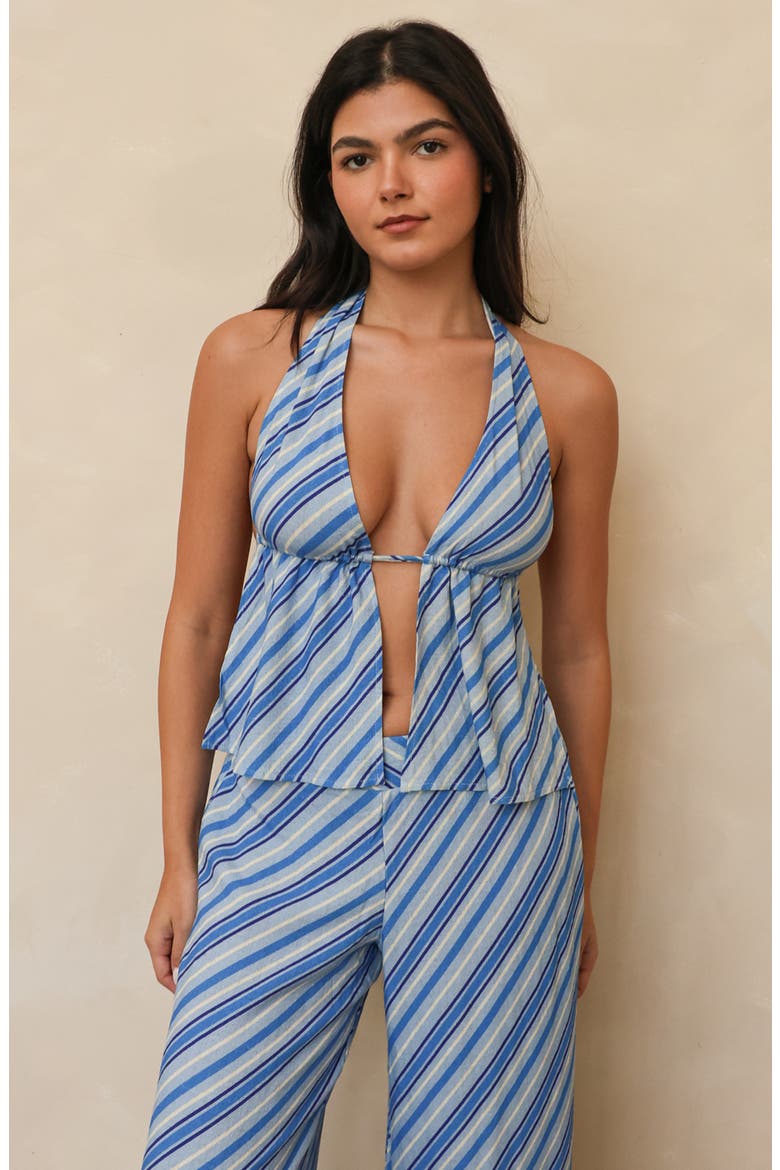 Beso Tank Top, Main, color, Costa Azul