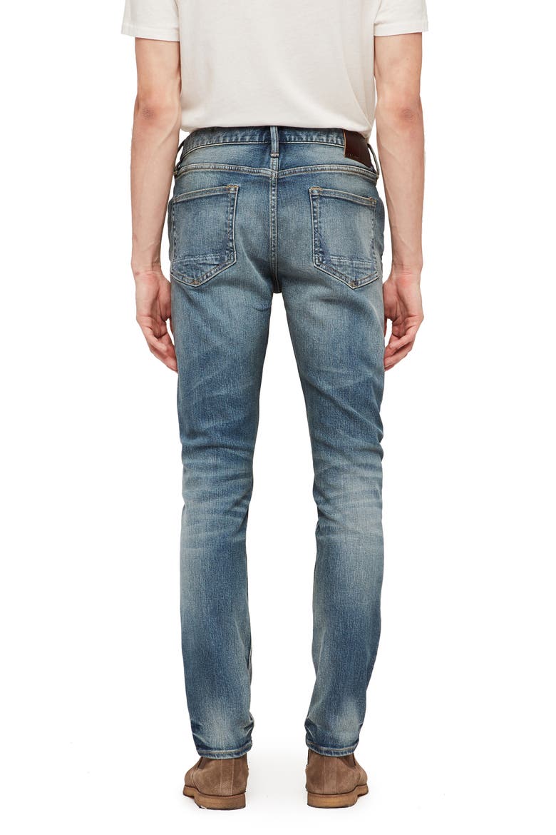 Cigarette Skinny Fit Jeans, Alternate, color, MID INDIGO