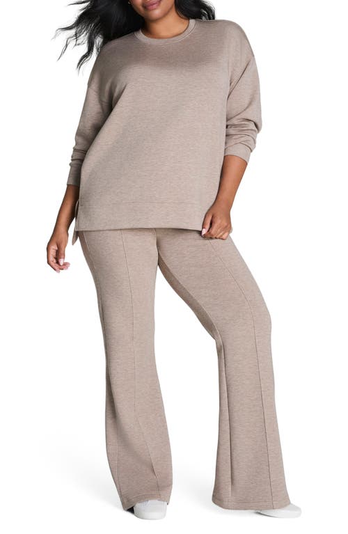 Spanx ® Air Essentials Brushed Crewneck Top In Gray