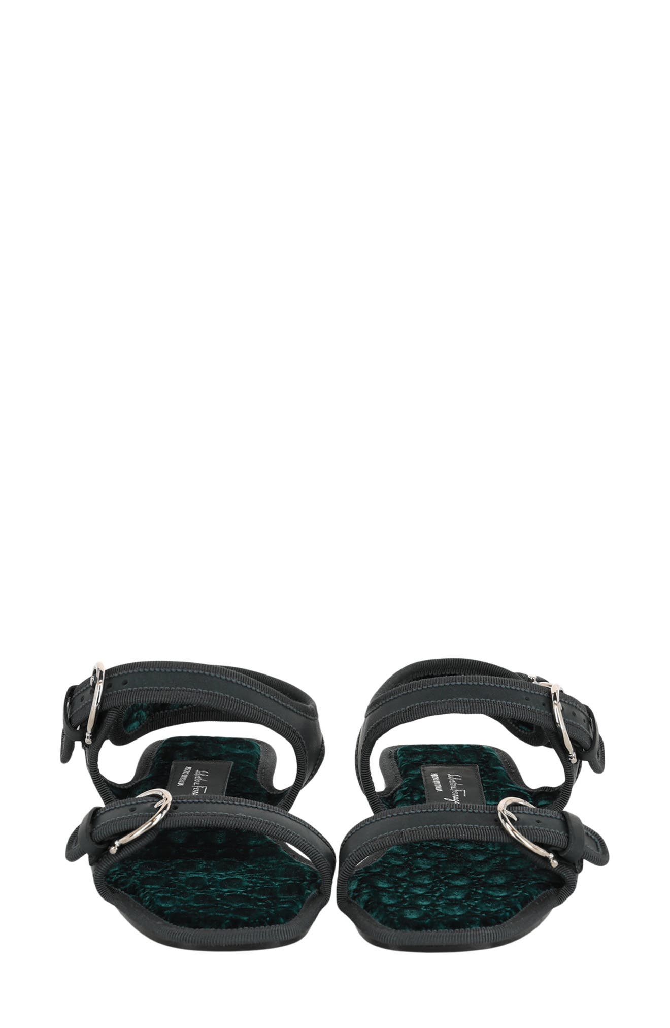 FERRAGAMO Buckle Sandal, Alternate, color, 