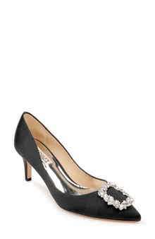 Badgley Mischka Collection Carrie Crystal Embellished Pump