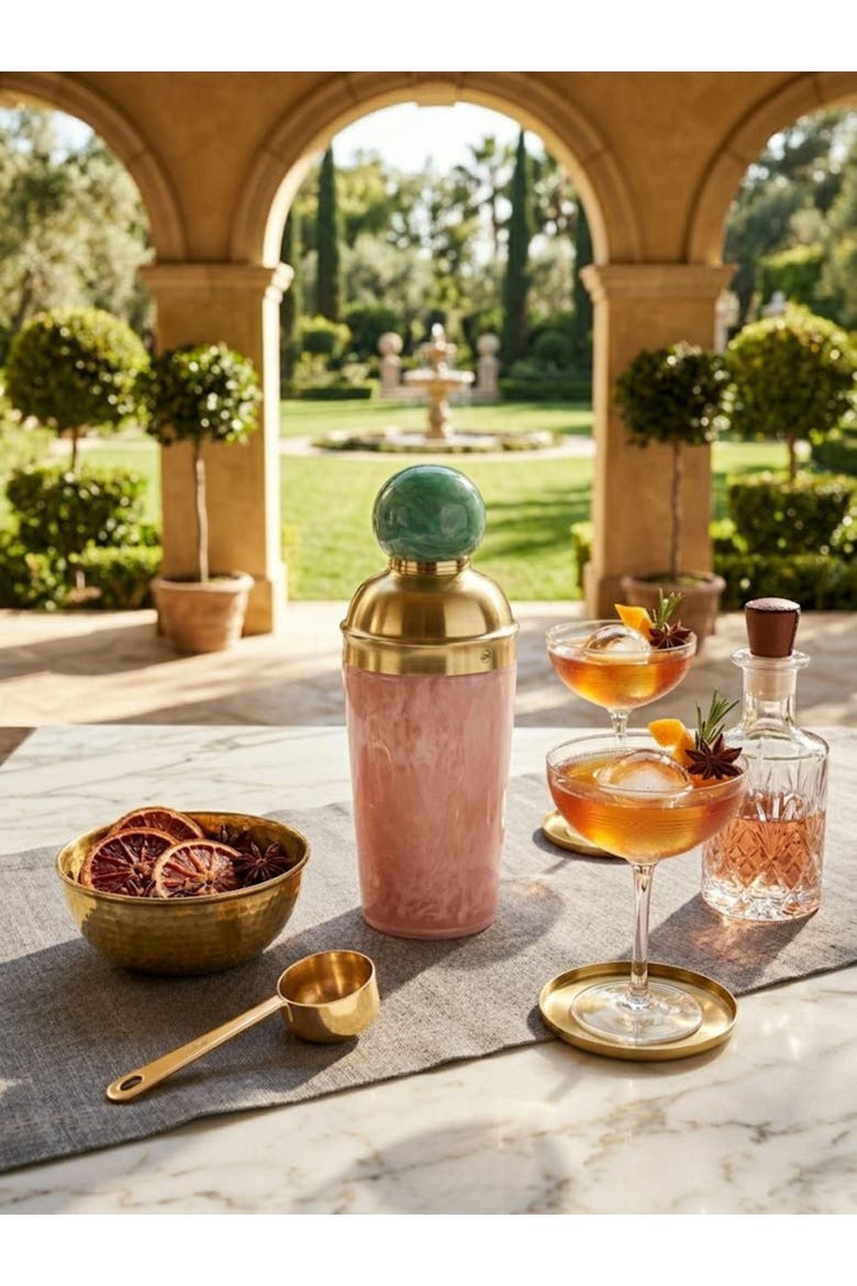 Copenhagen Cocktail Shaker, Alternate, color, Blush Pink