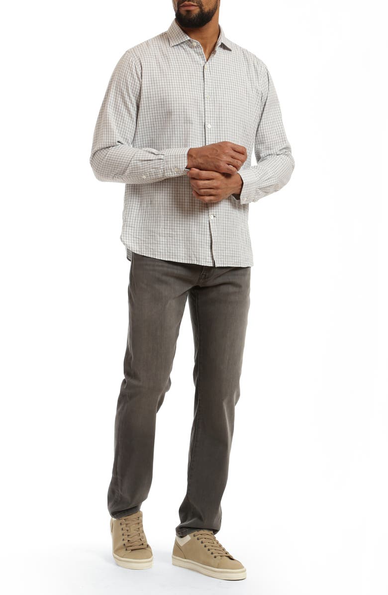 34 Heritage Courage Straight Leg Stretch Five-Pocket Pants, Alternate, color, Mid Smoke Urban