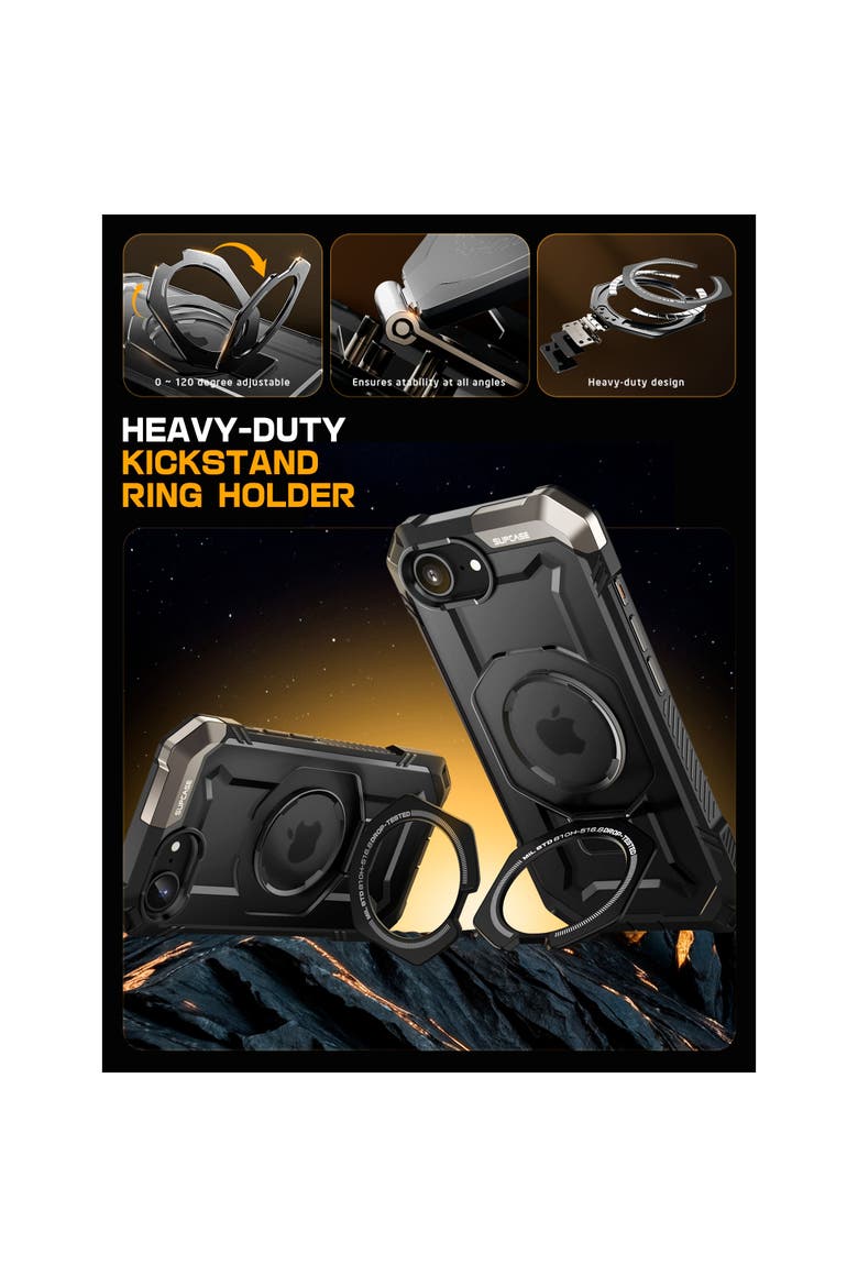 UB Grip Series iPhone 16e MagSafe Case, Alternate, color, Black - iPhone 16e